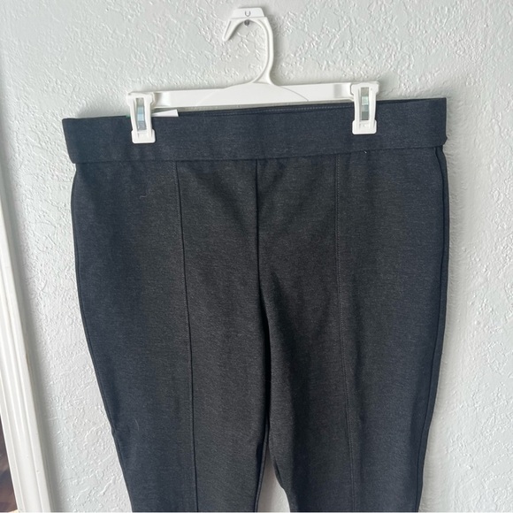 Anne Klein Pants Women's XL Tummy Control Ponte Charcoal Gray NWT - Picture 3 of 8